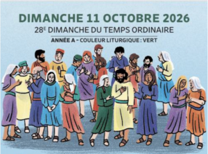 Bulletin paroissial du 10 au 18 octobre 2026